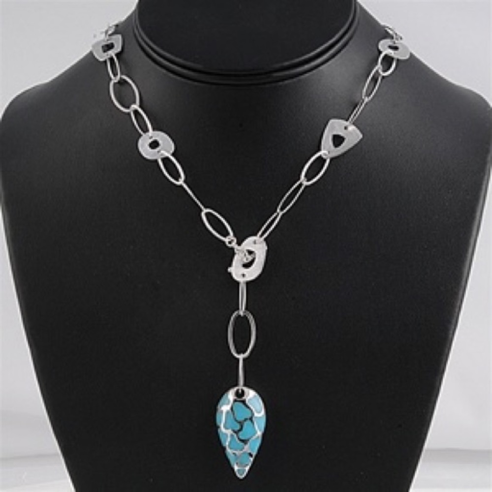 Italian silver necklace 16”